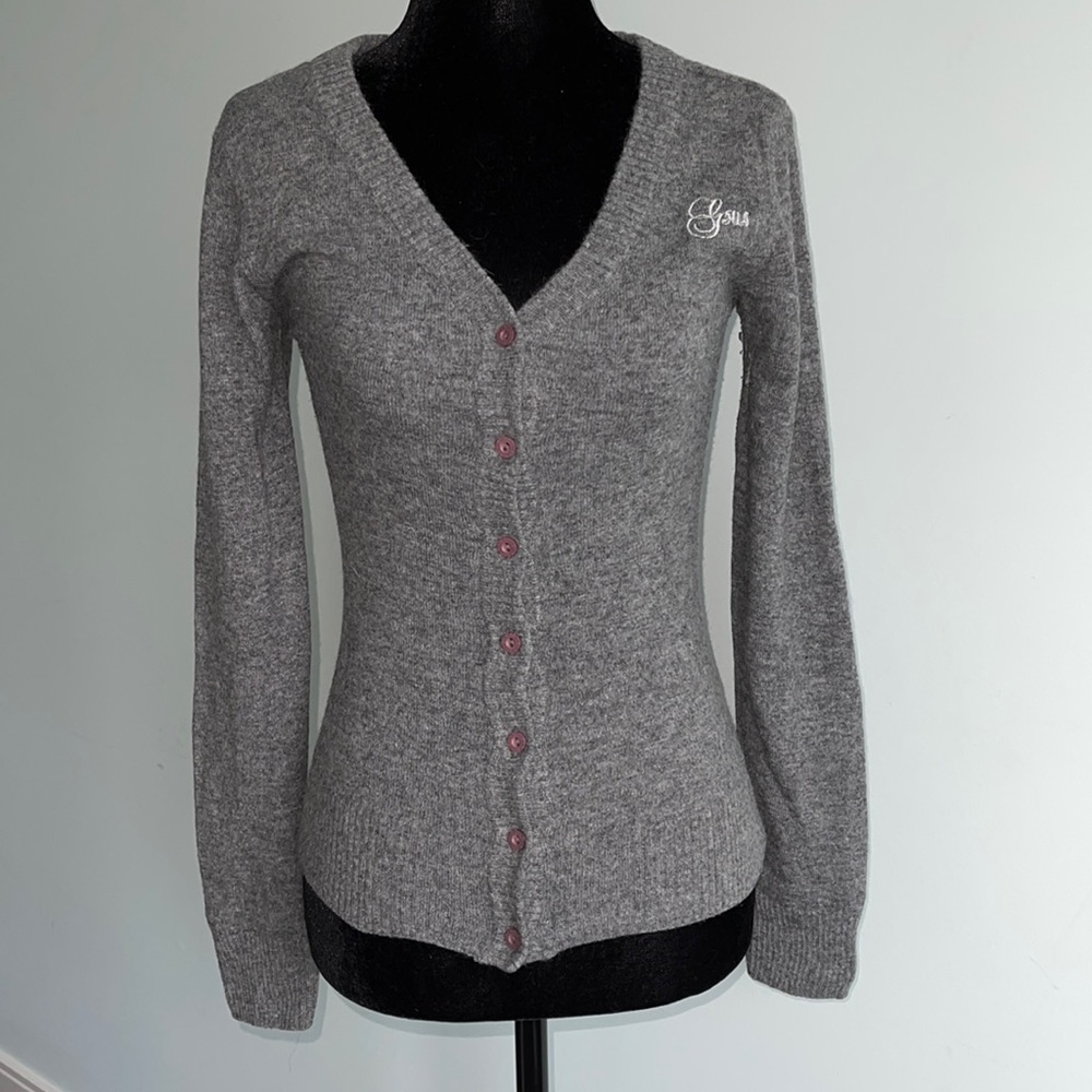 Gsus wool blend cardigan. Size XS